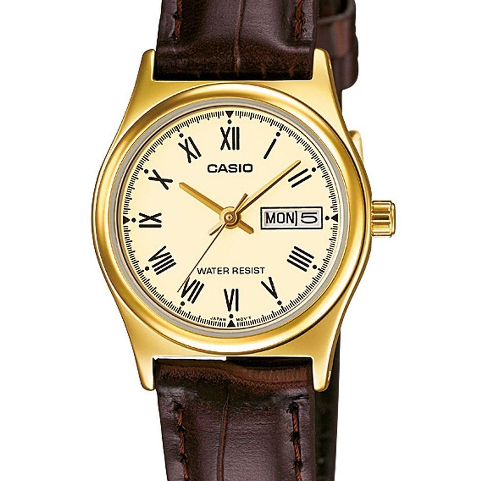 Reloj Casio LTP-V006GL-9B LTPV006GL9B Mujer Análogo Cuero Clásico-1