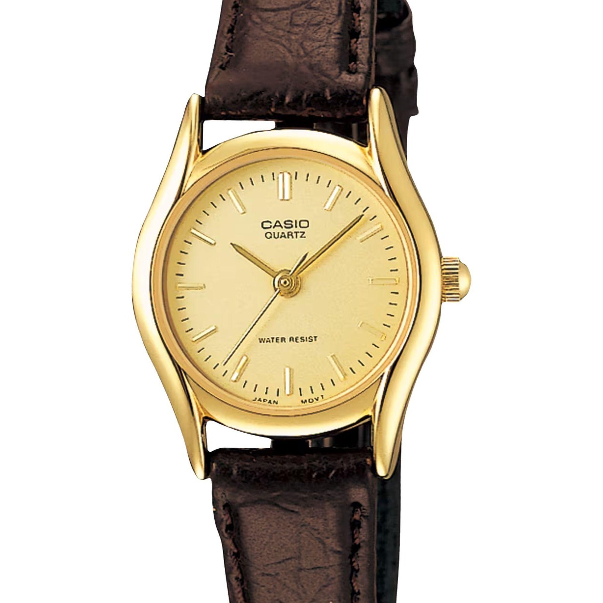 Reloj Casio LTP-1094Q-9AH LTP1094Q9AH Mujer Análogo Cuero Clásico-1