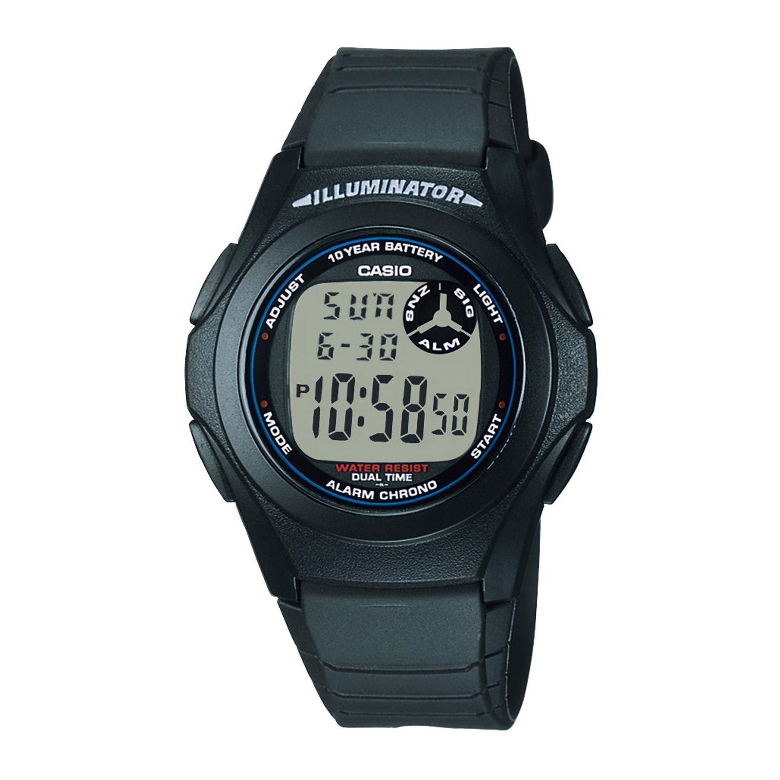 Reloj Casio F-200W-1AUDF F200W1AUDF Unisex Digital Resina Deportivo-0