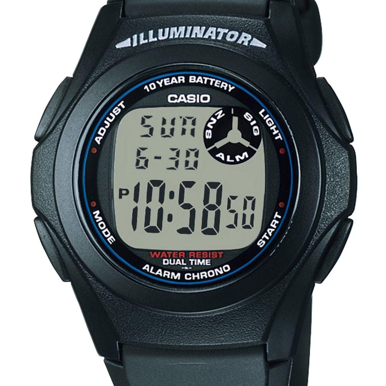 Reloj Casio F-200W-1AUDF F200W1AUDF Unisex Digital Resina Deportivo-1