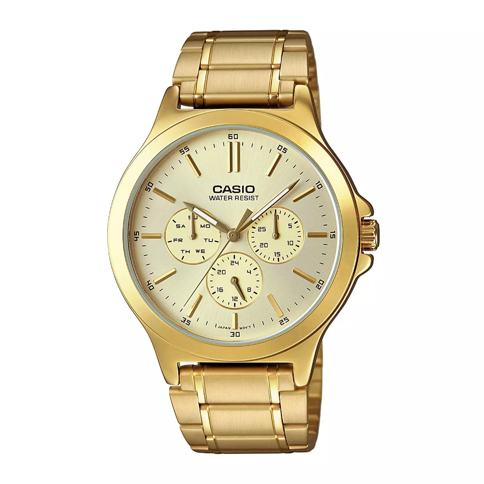Reloj Casio MTP-V300G-9A MTPV300G9A Hombre Análogo Acero-0