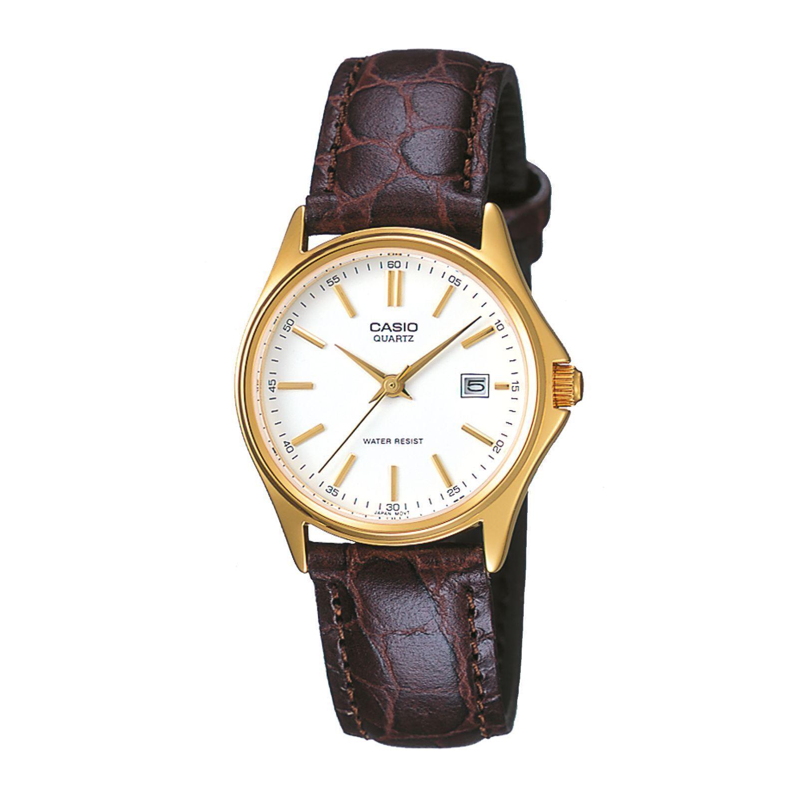 Reloj Casio LTP-1183Q-7A LTP1183Q7A Mujer Análogo Cuero-0