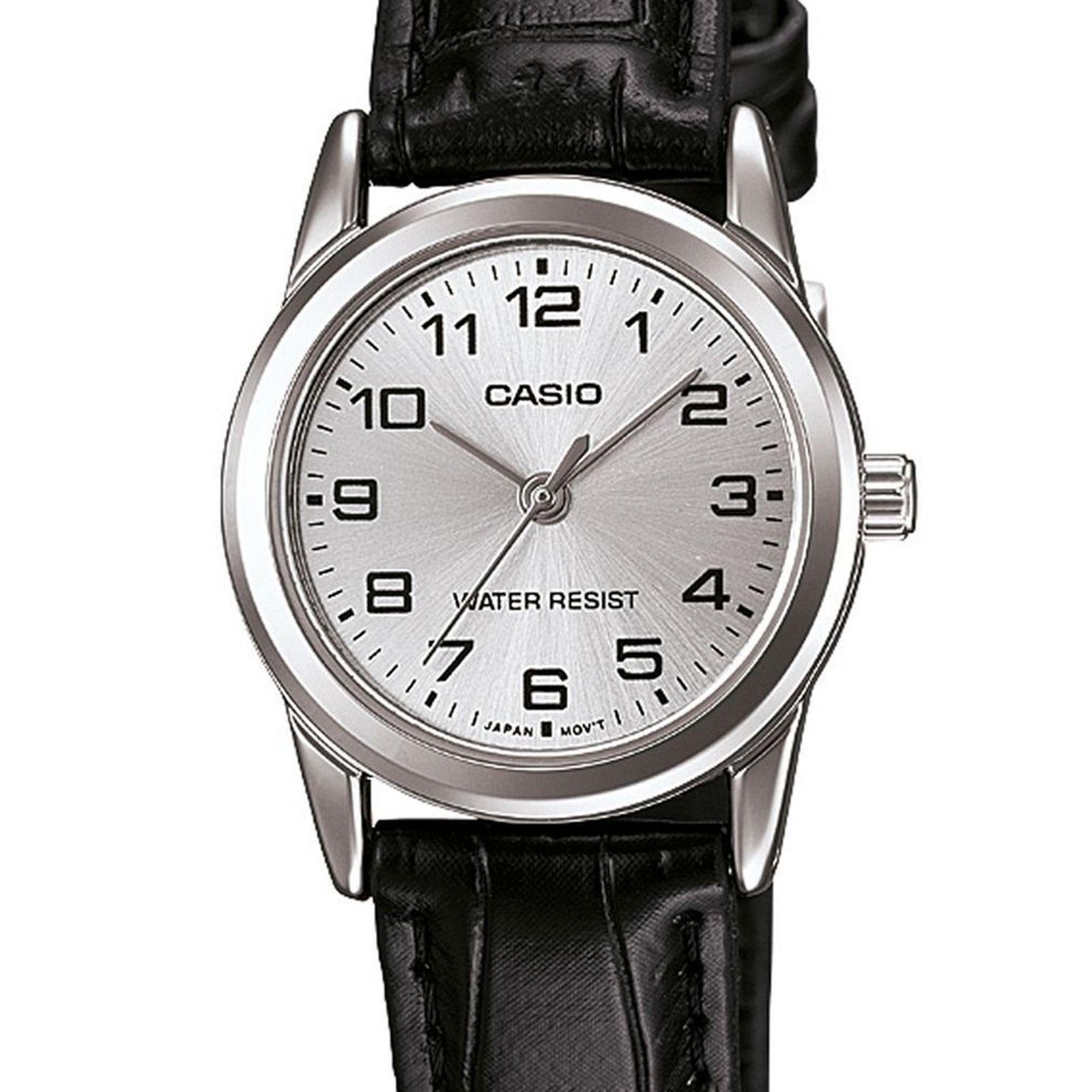 Reloj Casio LTP-V001L-7B LTPV001L7B Mujer Análogo Cuero Casual-1