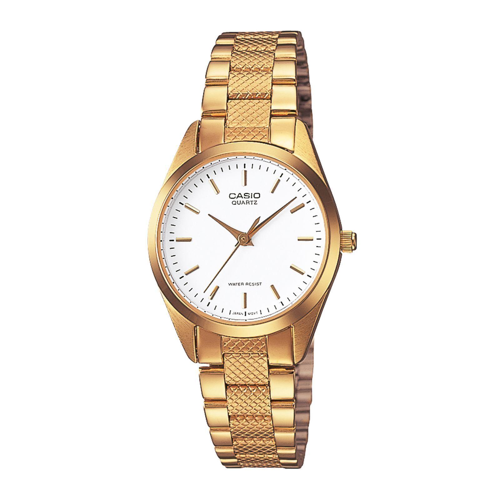 Reloj Casio LTP-1274G-7A LTP1274G7A Mujer Análogo Acero Clásico-0