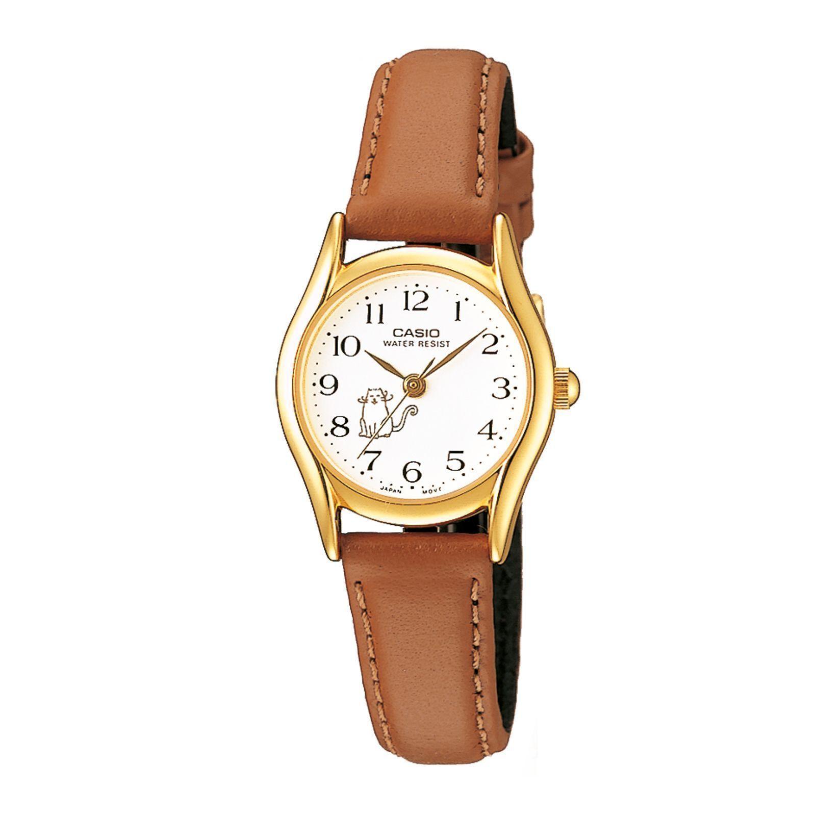 Reloj Casio LTP-1094Q-7B8H LTP1094Q7B8H Mujer Análogo Cuero Clásico-0