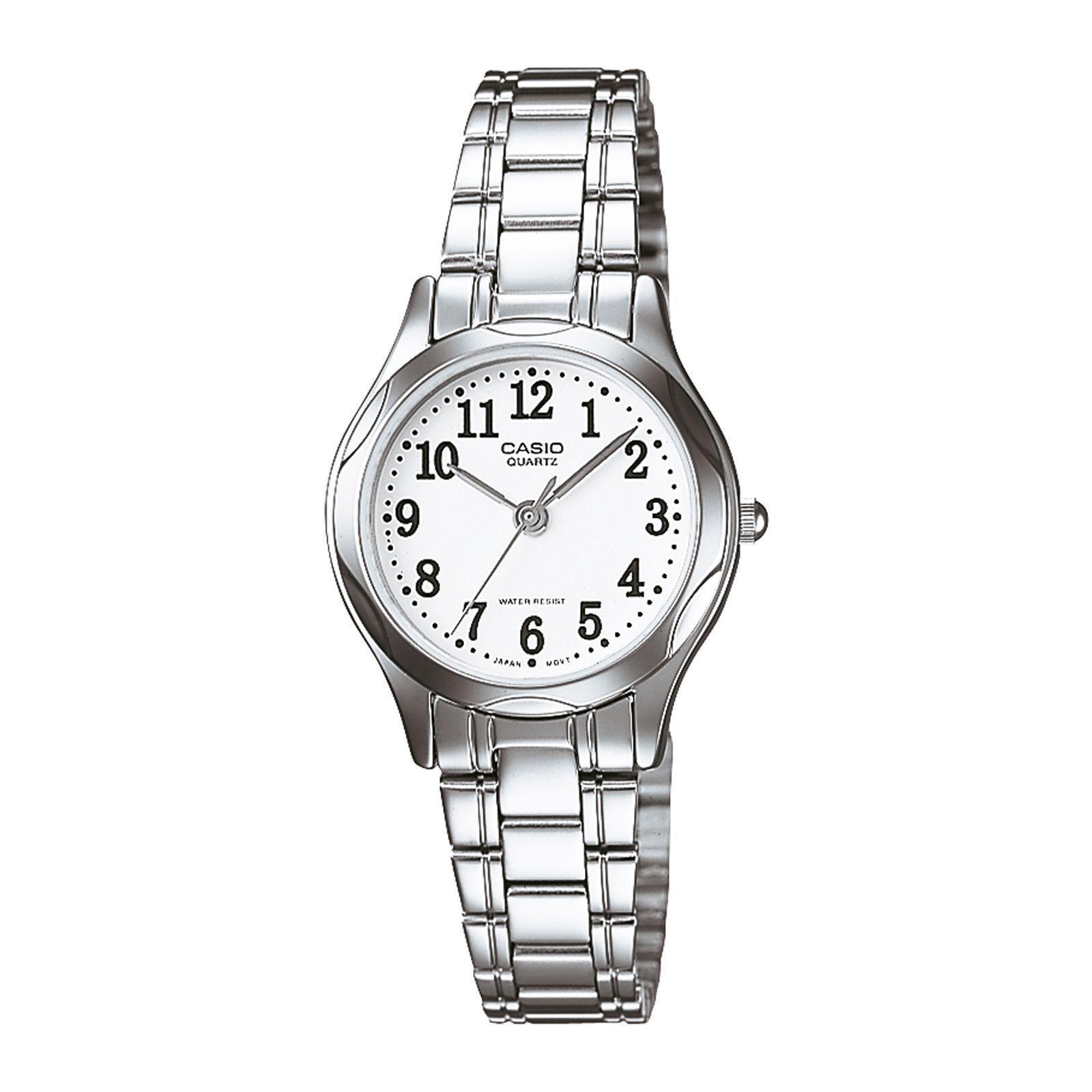 Reloj Casio LTP-1275D-7B LTP1275D7B Mujer Análogo Acero Clásico-0