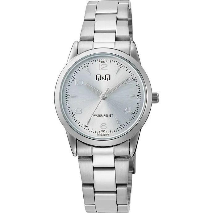 Reloj Q&Q C11A-027PY C11A027PY Mujer Análogo Acero-0