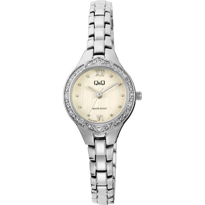 Reloj Q&Q F14A-004PY F14A004PY Mujer Análogo Acero-0
