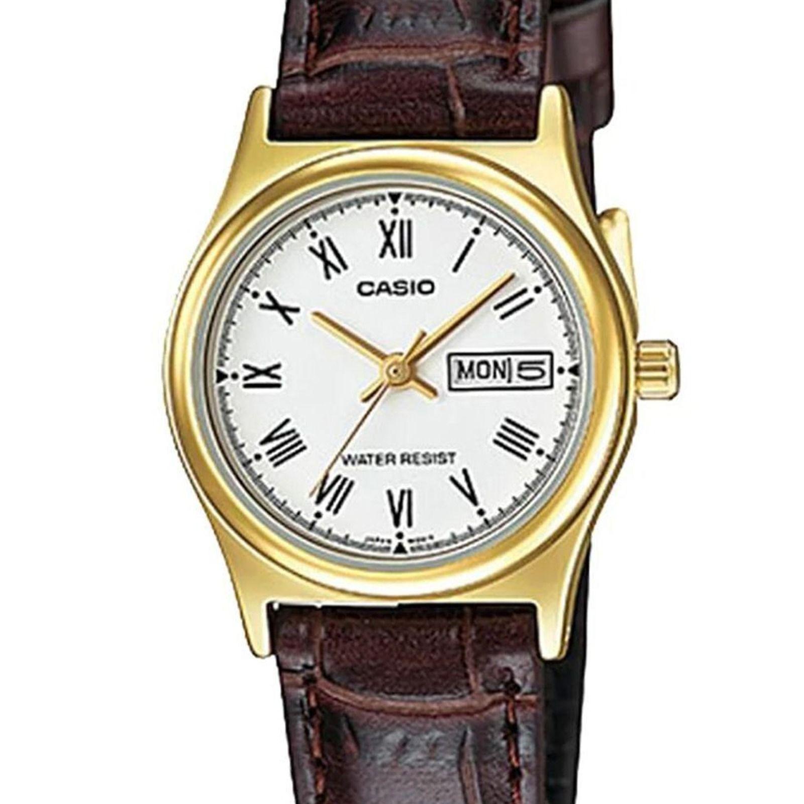 Reloj Casio LTP-V006GL-7B LTPV006GL7B Mujer Análogo Cuero Clásico-1