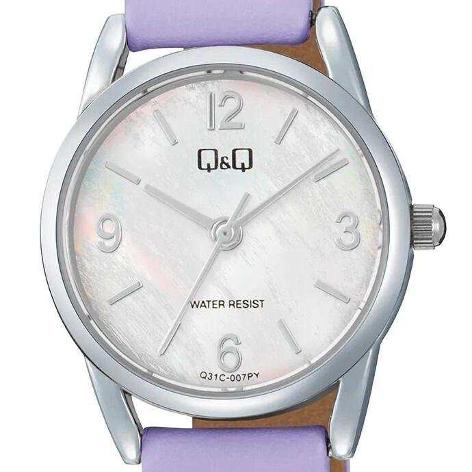 Reloj Q&Q Q31C-007PY Q31C007PY Mujer Análogo Cuero-1