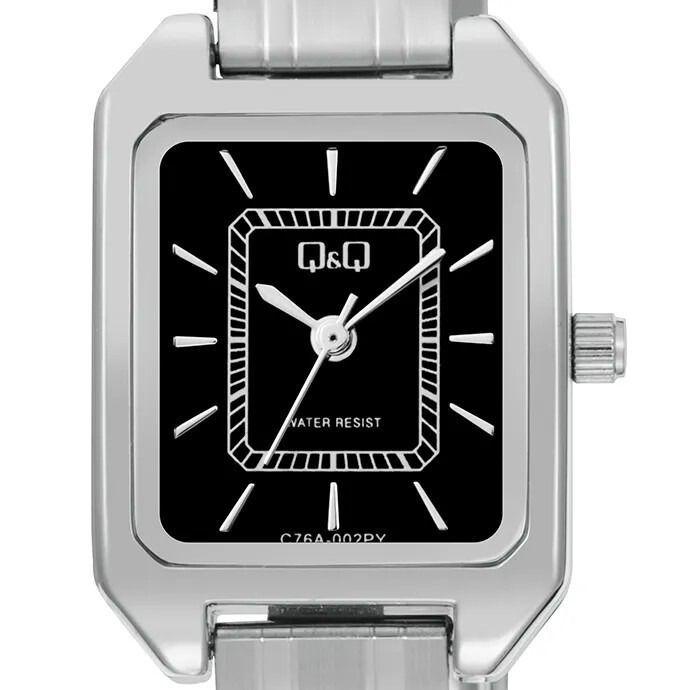 Reloj Q&Q C76A-002PY C76A002PY Mujer Análogo Acero-1