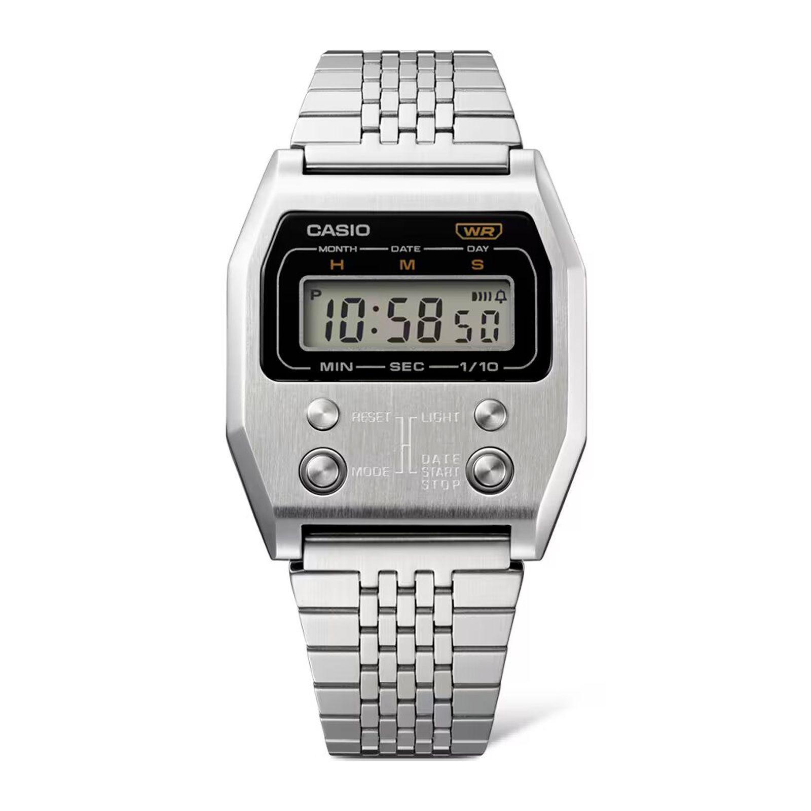 Reloj Casio A1100D-1D A1100D1D Vintage Unisex Digital Acero-1
