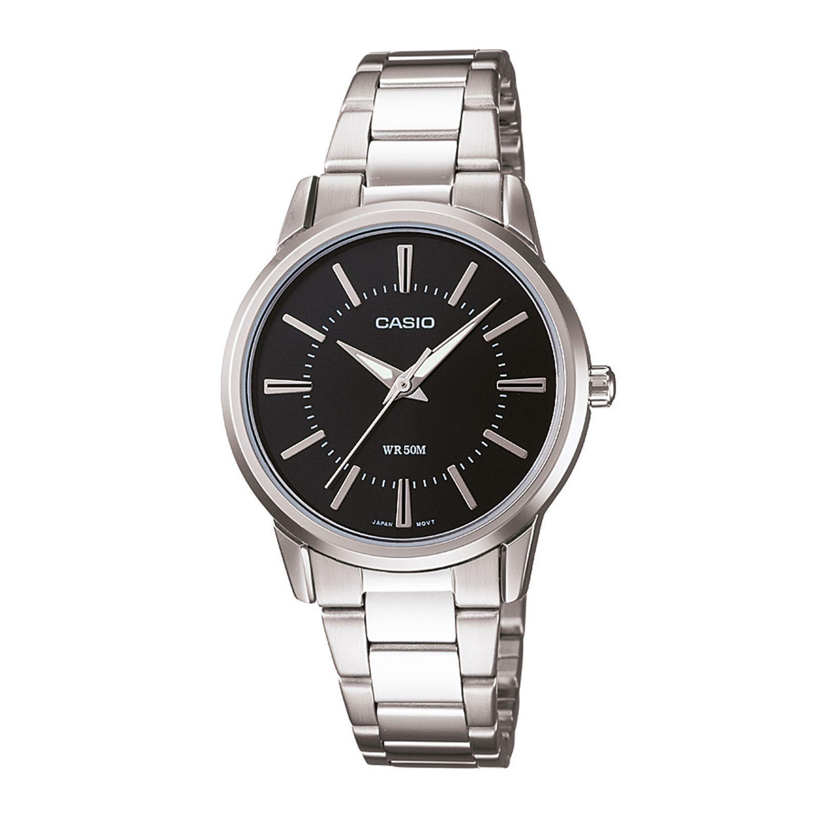 Reloj Casio LTP-1303D-1A LTP1303D1A Mujer Análogo Acero Clásico-0