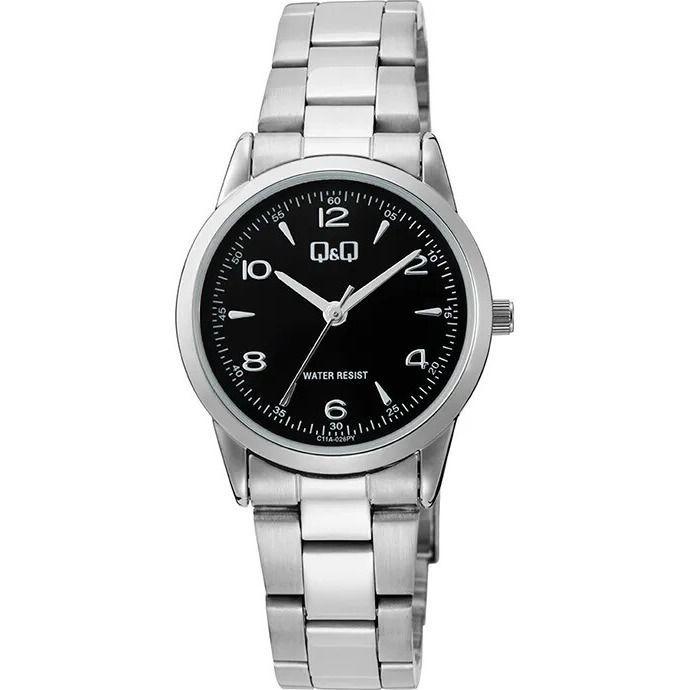 Reloj Q&Q C11A-026PY C11A026PY Mujer Análogo Acero-0