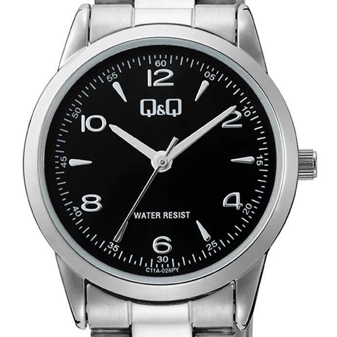 Reloj Q&Q C11A-026PY C11A026PY Mujer Análogo Acero-1