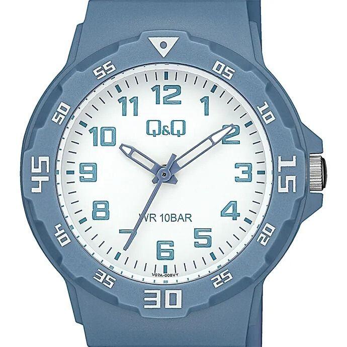Reloj Q&Q V07A-008VY V07A008VY Mujer Análogo Resina-1