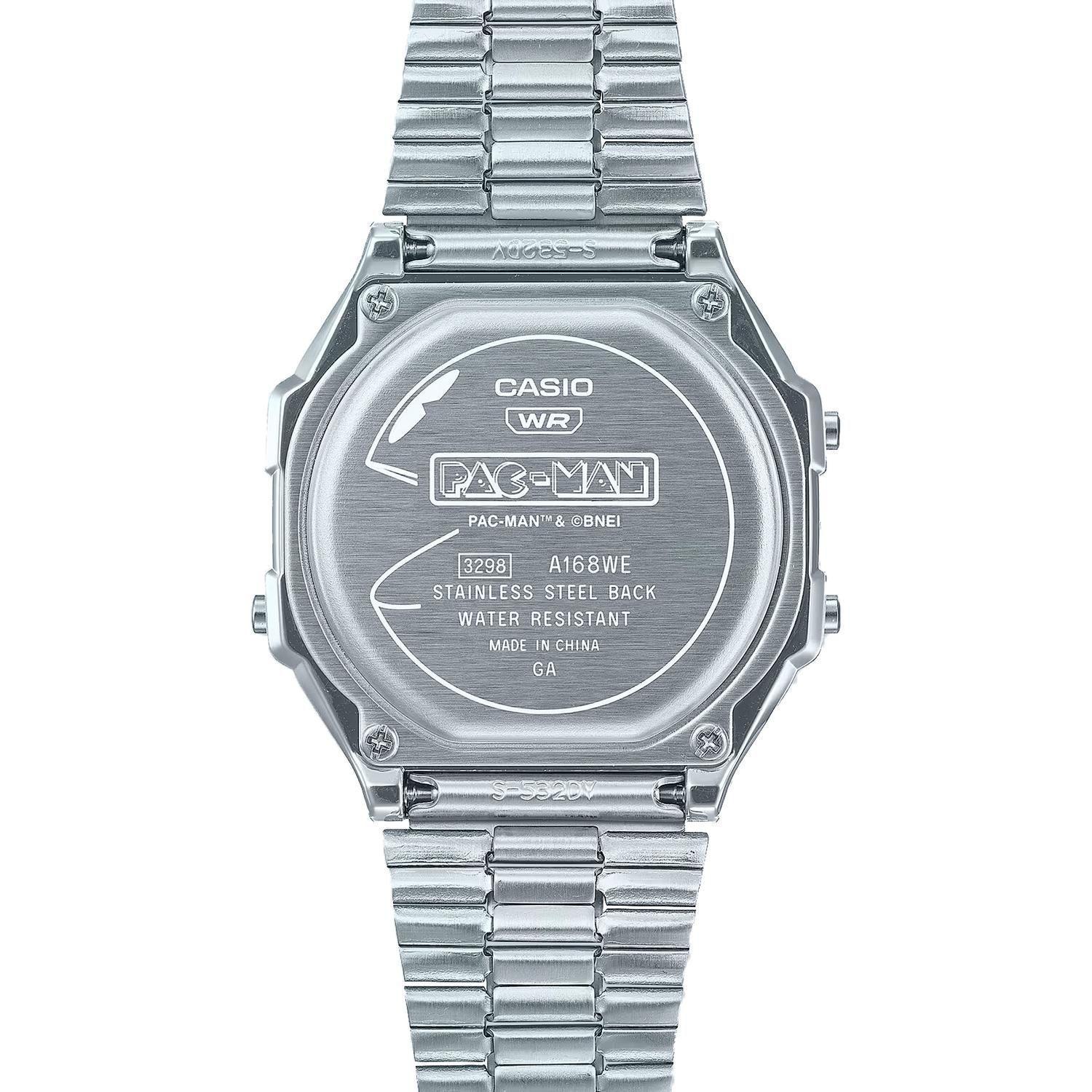 Reloj Casio A168WEPC-7A A168WEPC7A Vintage Unisex Digital Acero Clásico-0