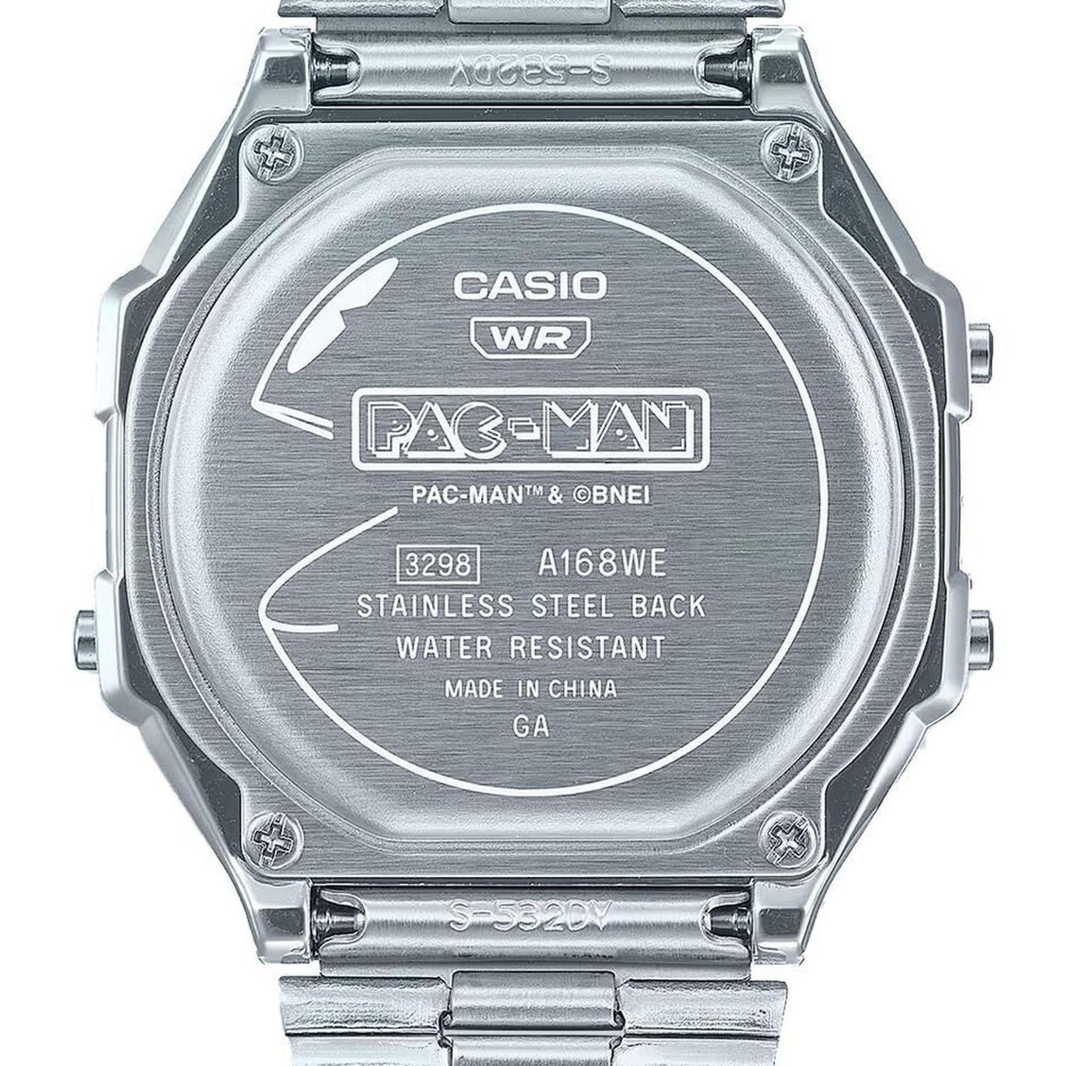 Reloj Casio A168WEPC-7A A168WEPC7A Vintage Unisex Digital Acero Clásico-1