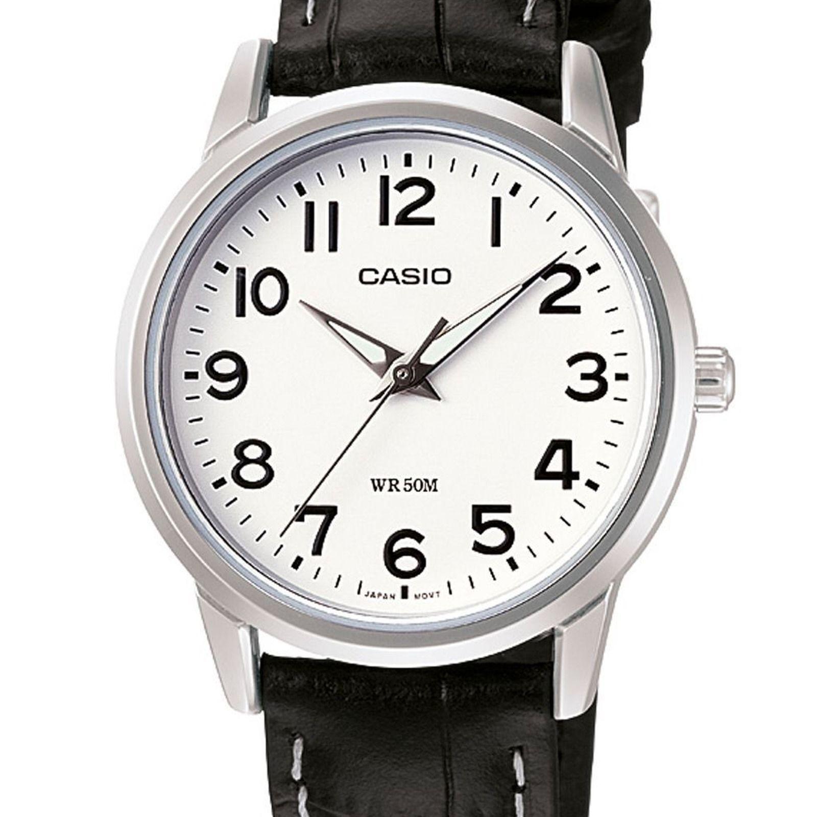 Reloj Casio LTP-1303L-7B LTP1303L7B Mujer Análogo Cuero Casual-1