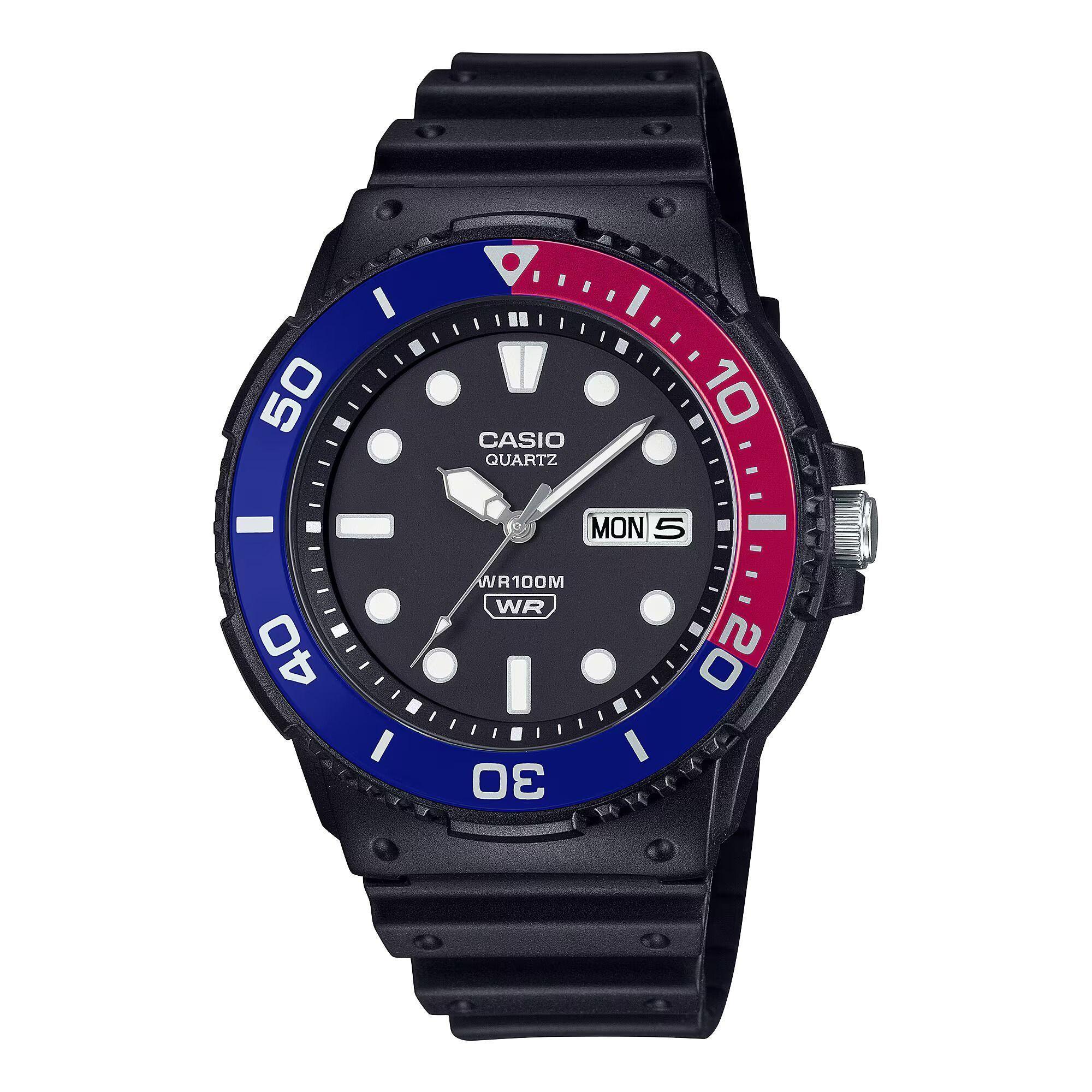 Reloj Casio MRW-230H-1E2 MRW230H1E2 Hombre Análogo Resina Deportivo-0