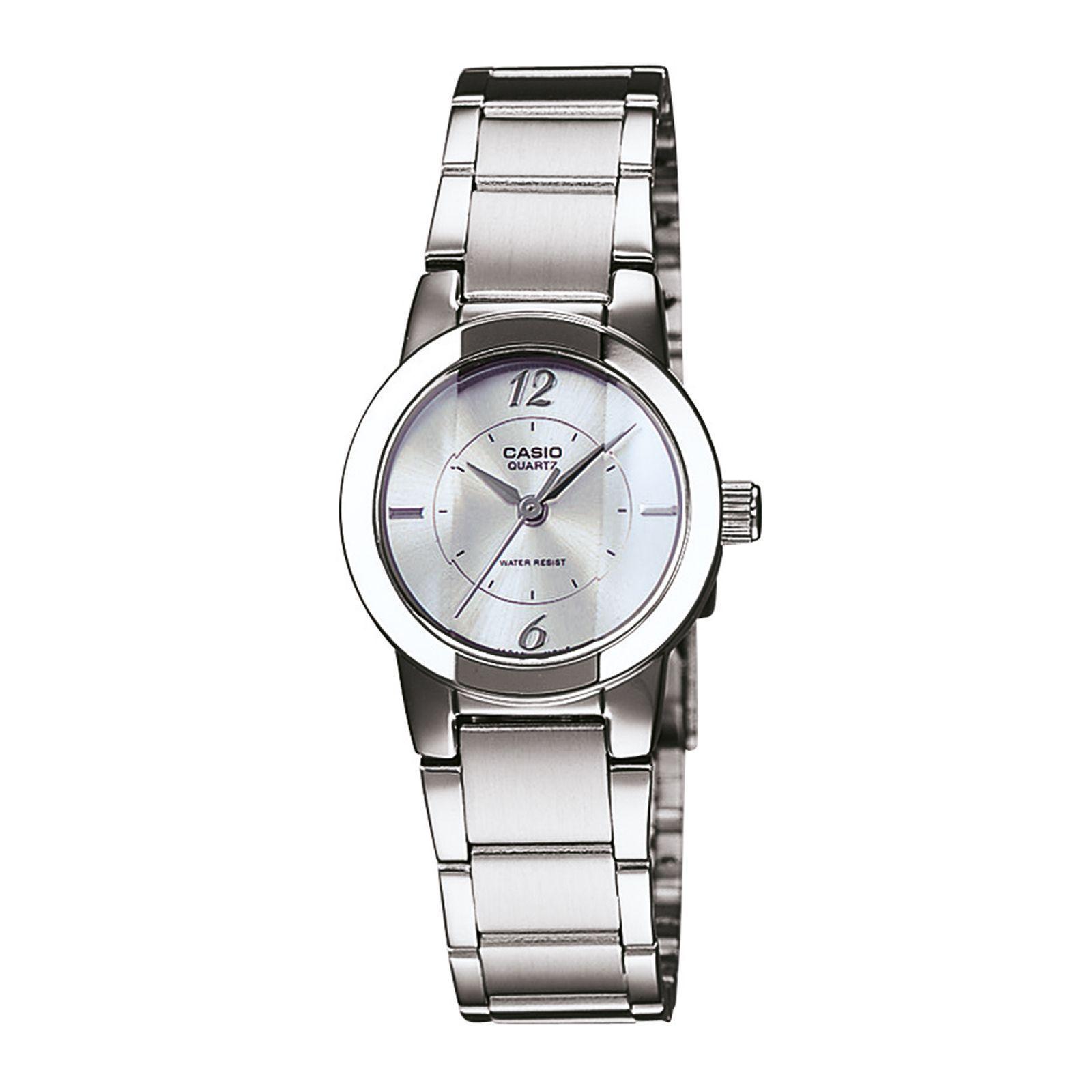 Reloj Casio LTP-1230D-7C LTP1230D7C Mujer Análogo Acero Clásico-0