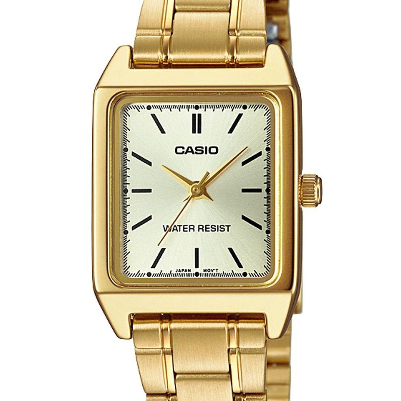 Reloj Casio LTP-V007G-9E LTPV007G9E Mujer Análogo Acero Clásico-1