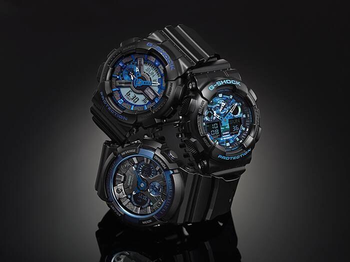 Reloj G-Shock GA-100CB-1A GA100CB1A Hombre Análogo Digital Resina Deportivo-2