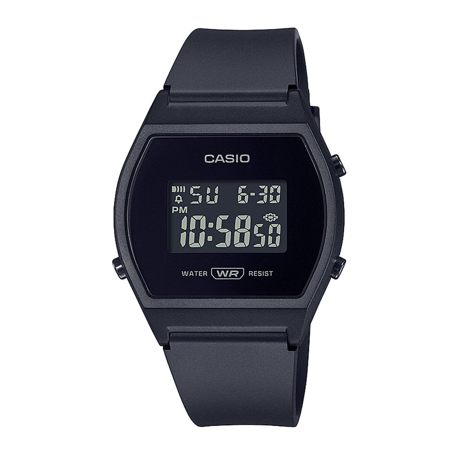 Reloj Casio LW-204-1B LW2041B Vintage Mujer Digital Resina-0
