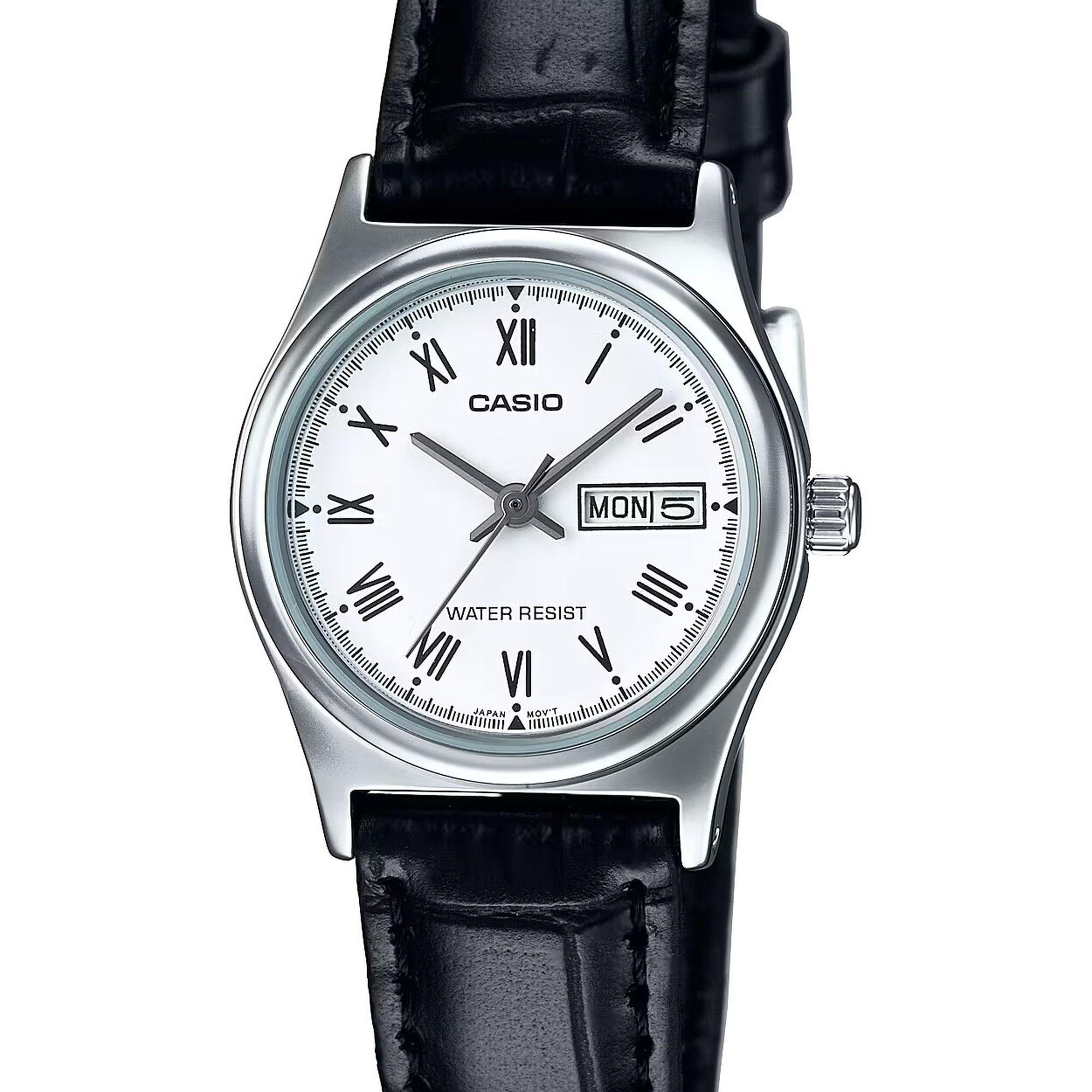 Reloj Casio LTP-V006L-7B LTPV006L7B Mujer Análogo Cuero-1