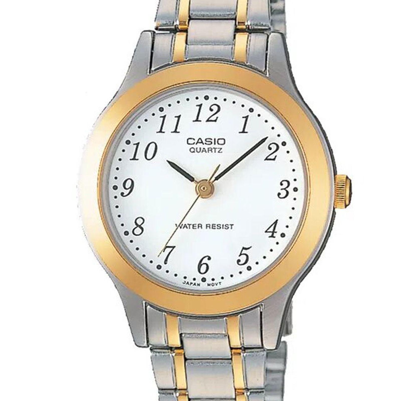 Reloj Casio LTP-1128G-7BH LTP1128G7BH Mujer Análogo Acero Clásico-1