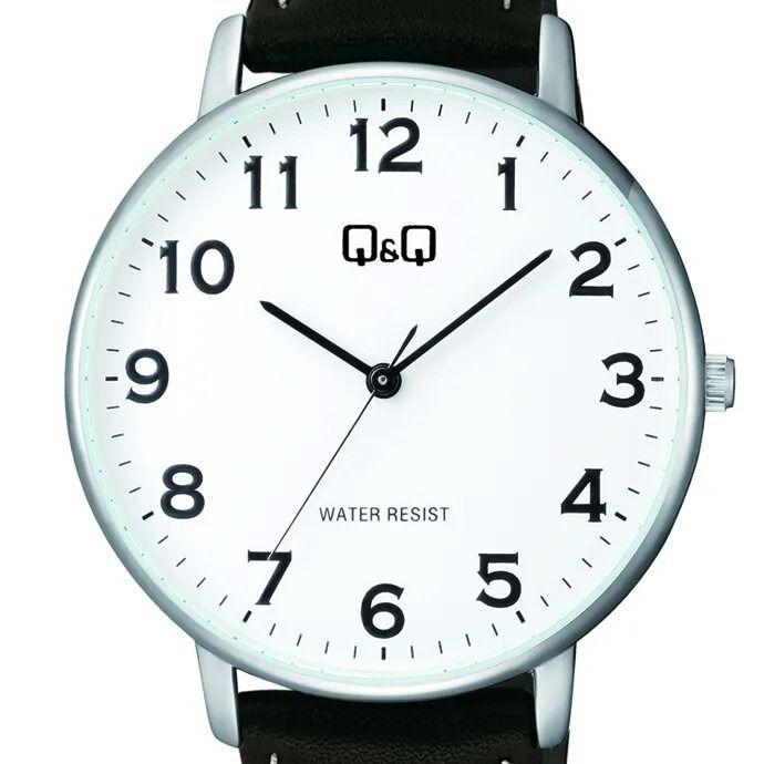 Reloj Q&Q C64A-005PY C64A005PY Hombre Análogo Cuero-1