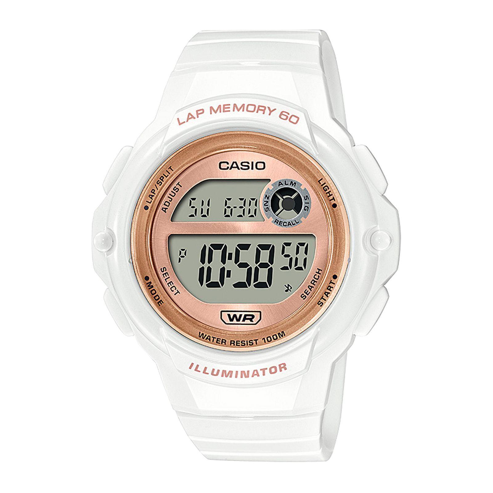 Reloj Casio LWS-1200H-7A2 LWS1200H7A2 Mujer Análogo Resina Deportivo-0