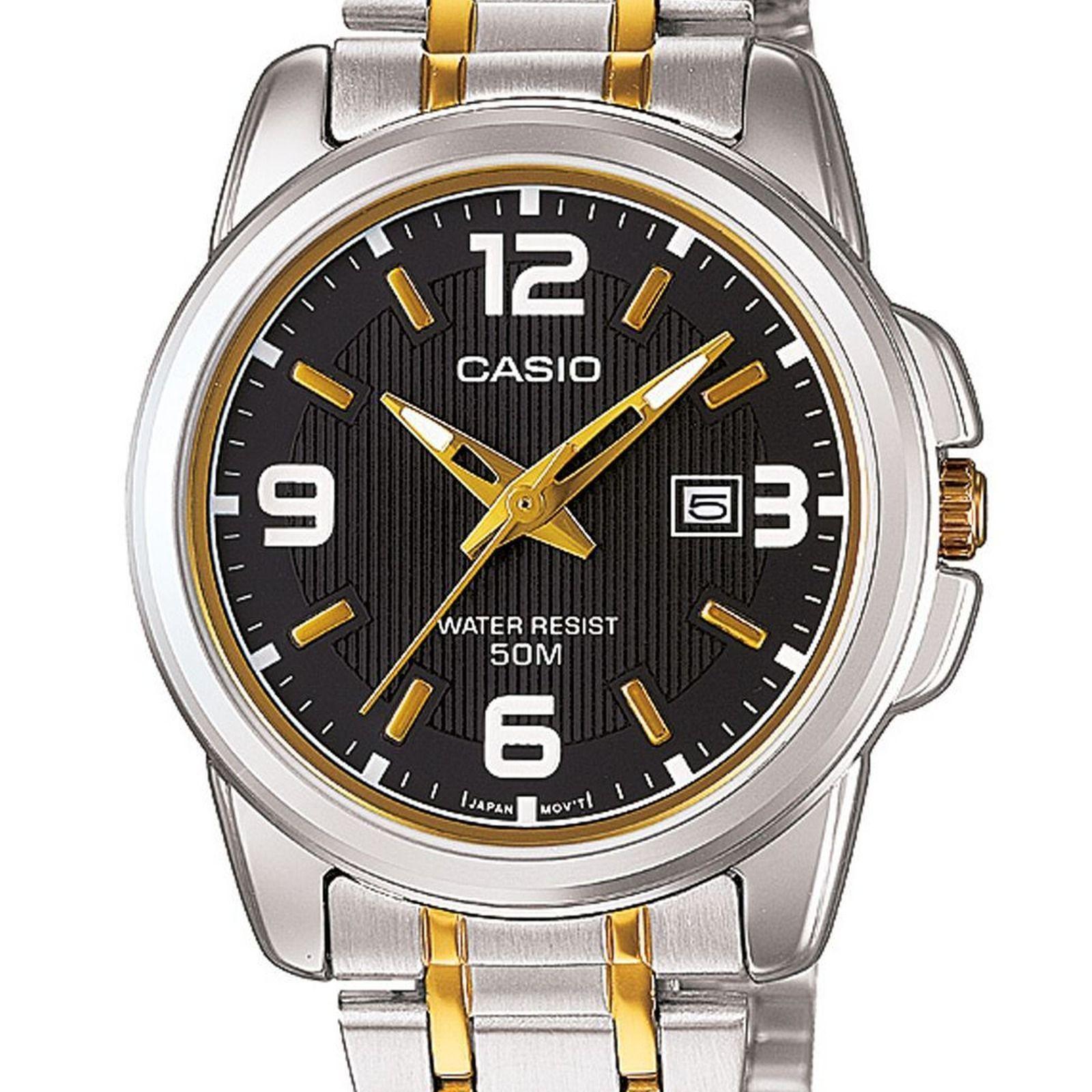 Reloj Casio LTP-1314SG-1A LTP1314SG1A Mujer Análogo Acero Clásico-1