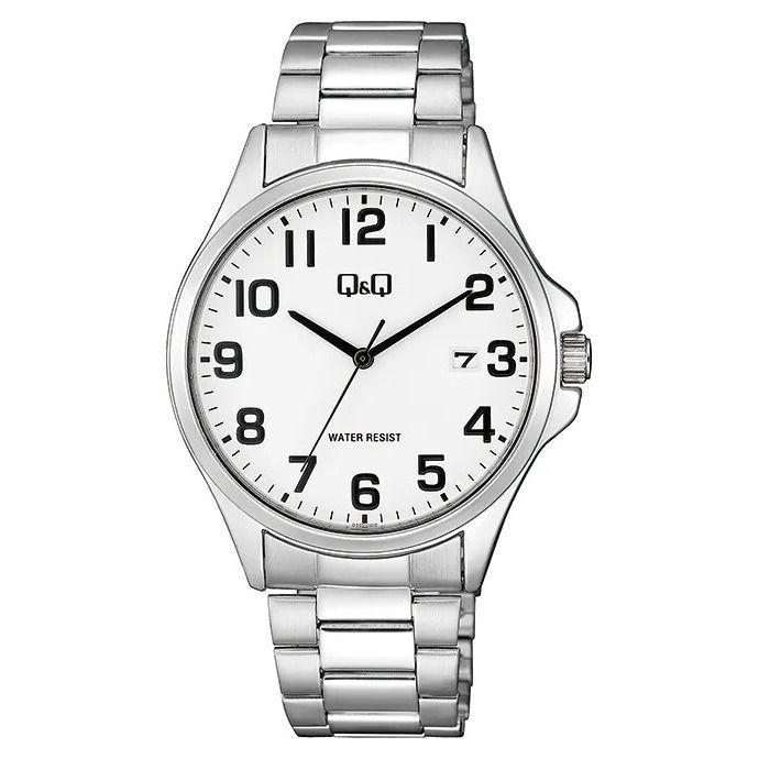 Reloj Q&Q A480J204Y Hombre Análogo Acero-0
