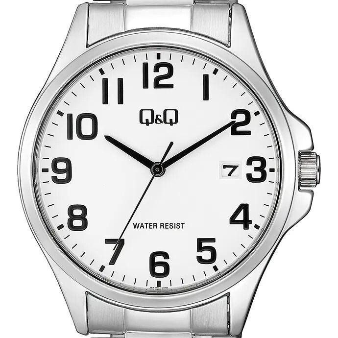 Reloj Q&Q A480J204Y Hombre Análogo Acero-1