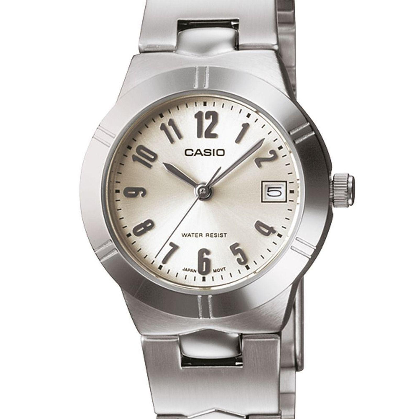 Reloj Casio LTP-1241D-7A2 LTP1241D7A2 Mujer Análogo Acero Clásico-1