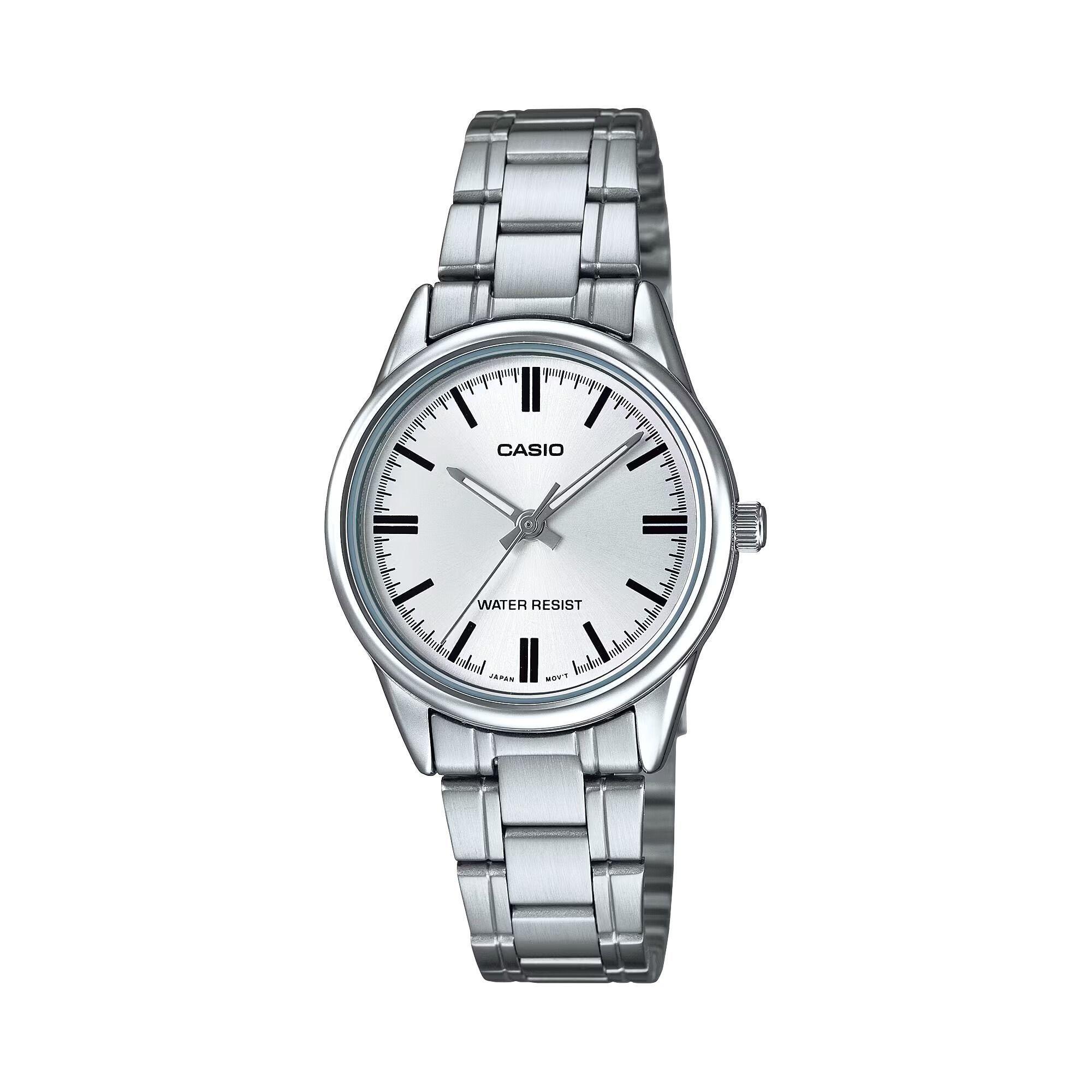 Reloj Casio LTP-V005D-7A LTPV005D7A Mujer Análogo Acero Clásico-0