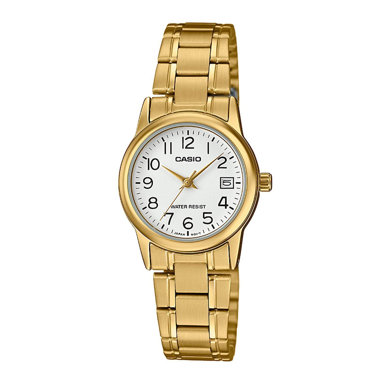Reloj Casio LTP-V002G-7B2 LTPV002G7B2 Mujer Análogo-0