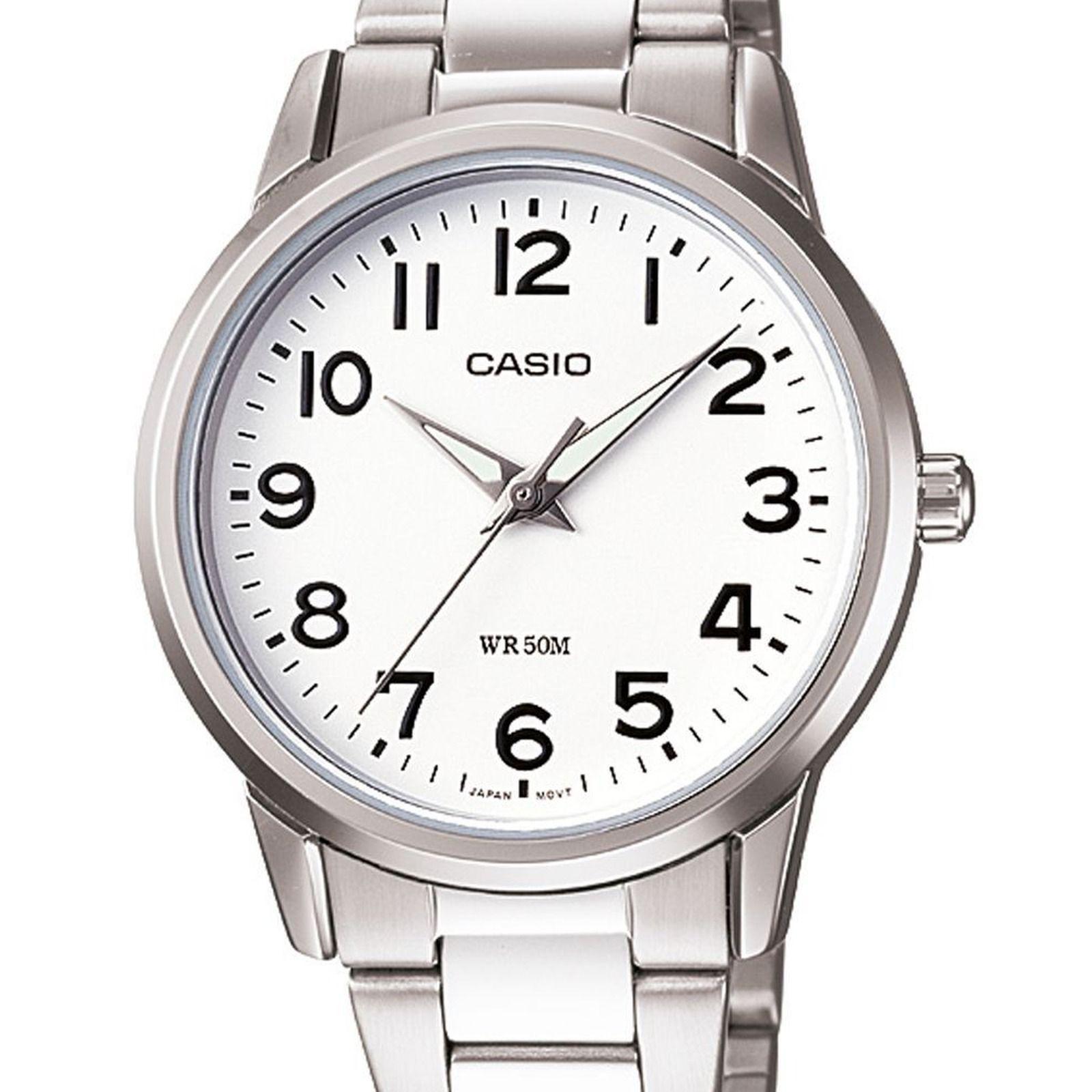 Reloj Casio LTP-1303D-7B LTP1303D7B Mujer Análogo Acero Casual-1