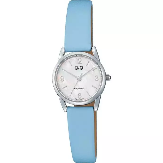 Reloj Q&Q Q31C-005PY Q31C005PY Mujer Análogo Cuero-0