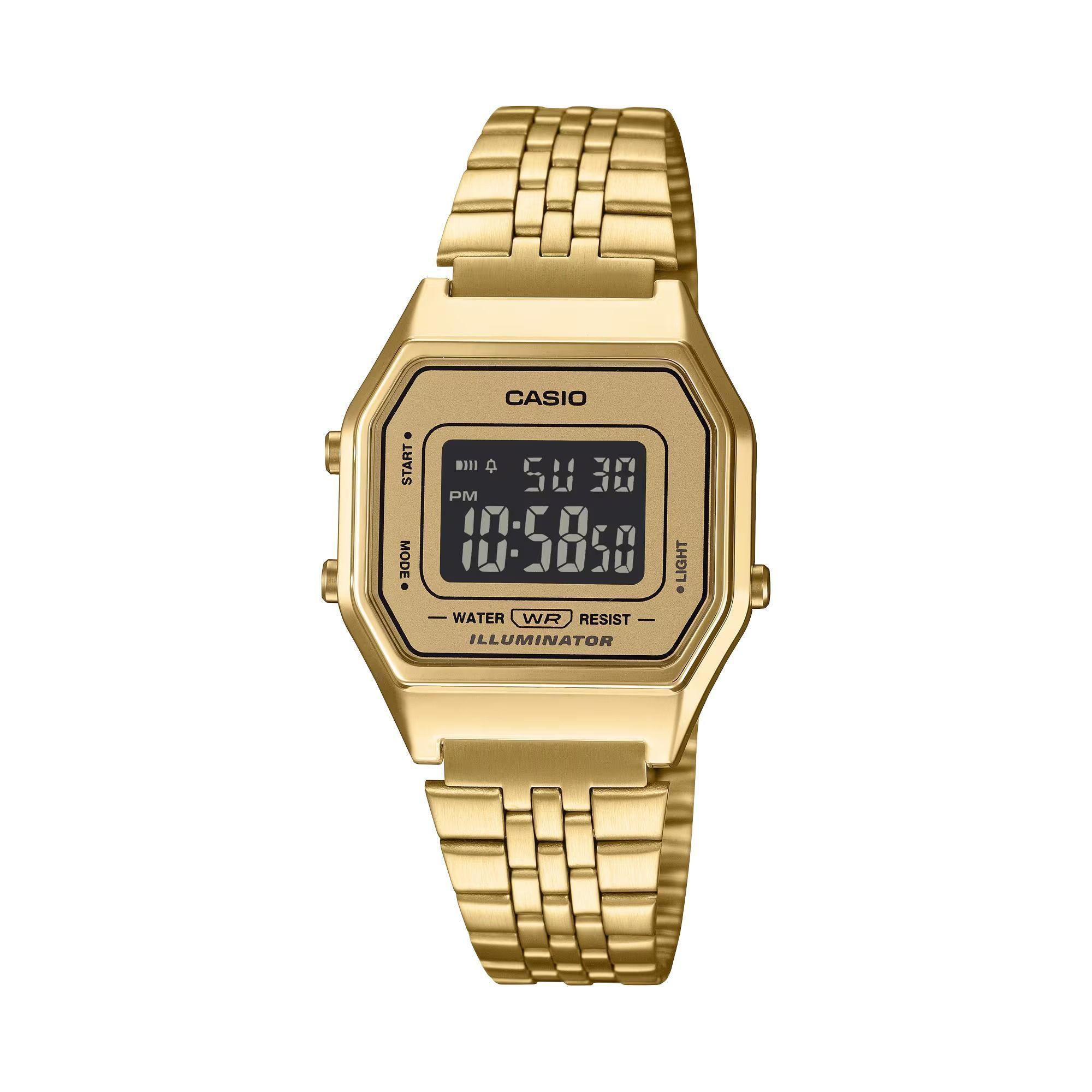 Reloj Casio LA680WGA-9B LA680WGA9B Vintage Unisex Digital Acero-0