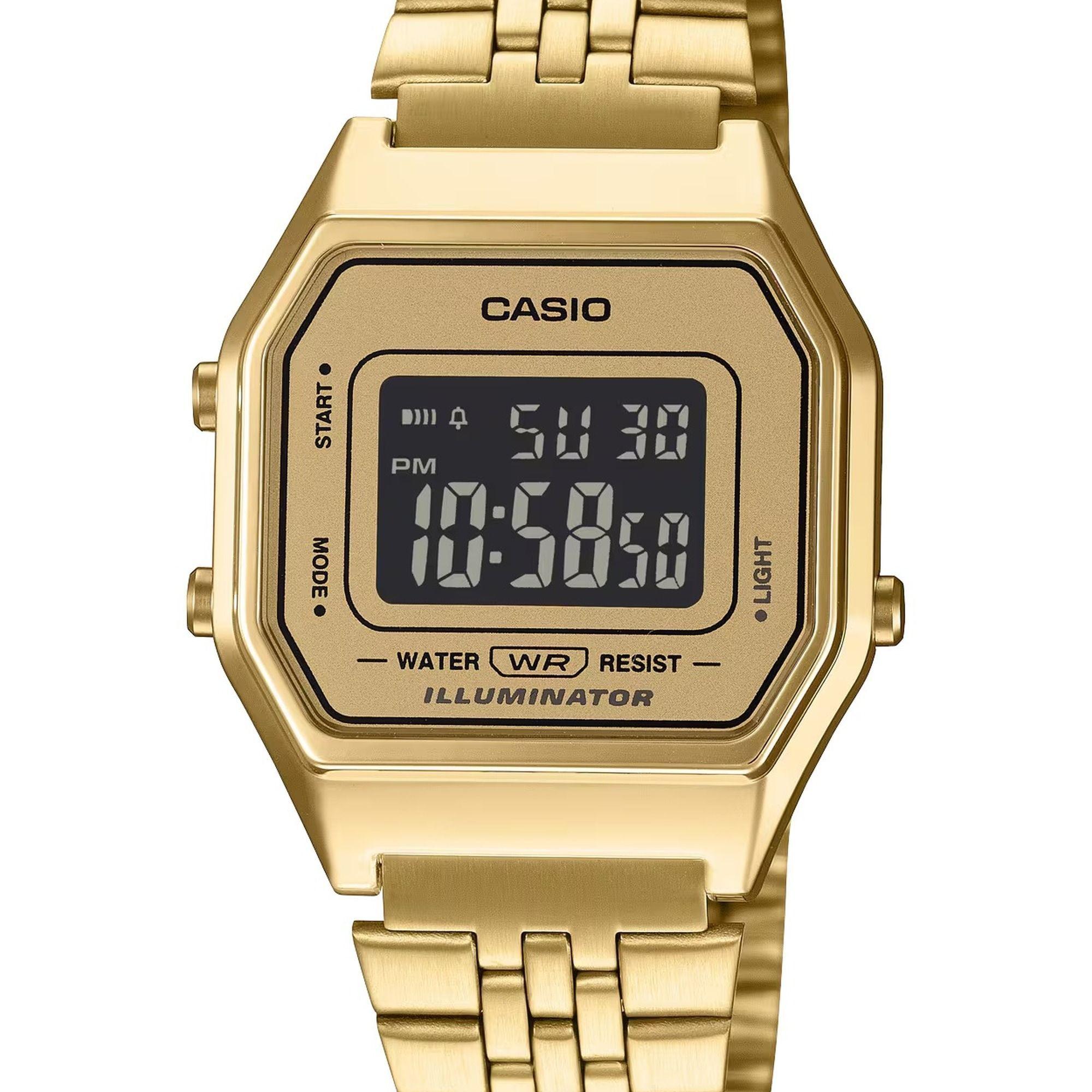 Reloj Casio LA680WGA-9B LA680WGA9B Vintage Unisex Digital Acero-1