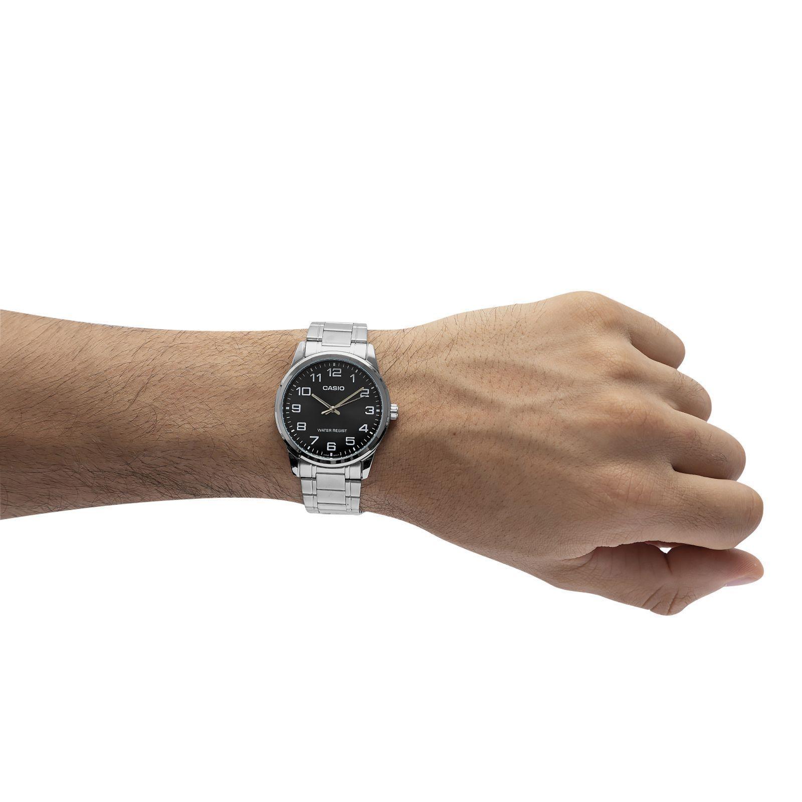 Reloj Casio MTP-V001D-1B MTPV001D1B Hombre Análogo Acero Clásico-3
