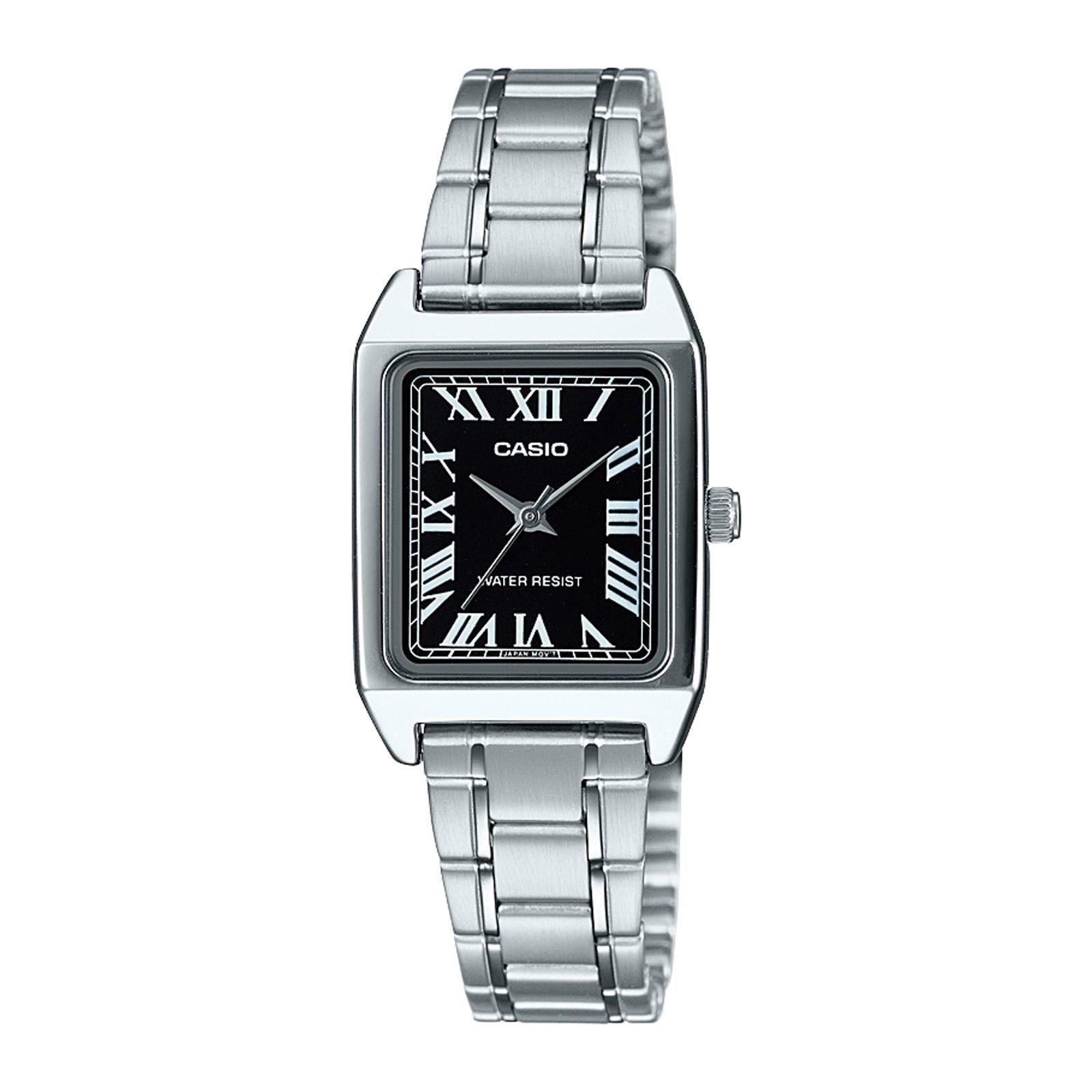 Reloj Casio LTP-V007D-1B LTPV007D1B Mujer Análogo Acero Clásico-0