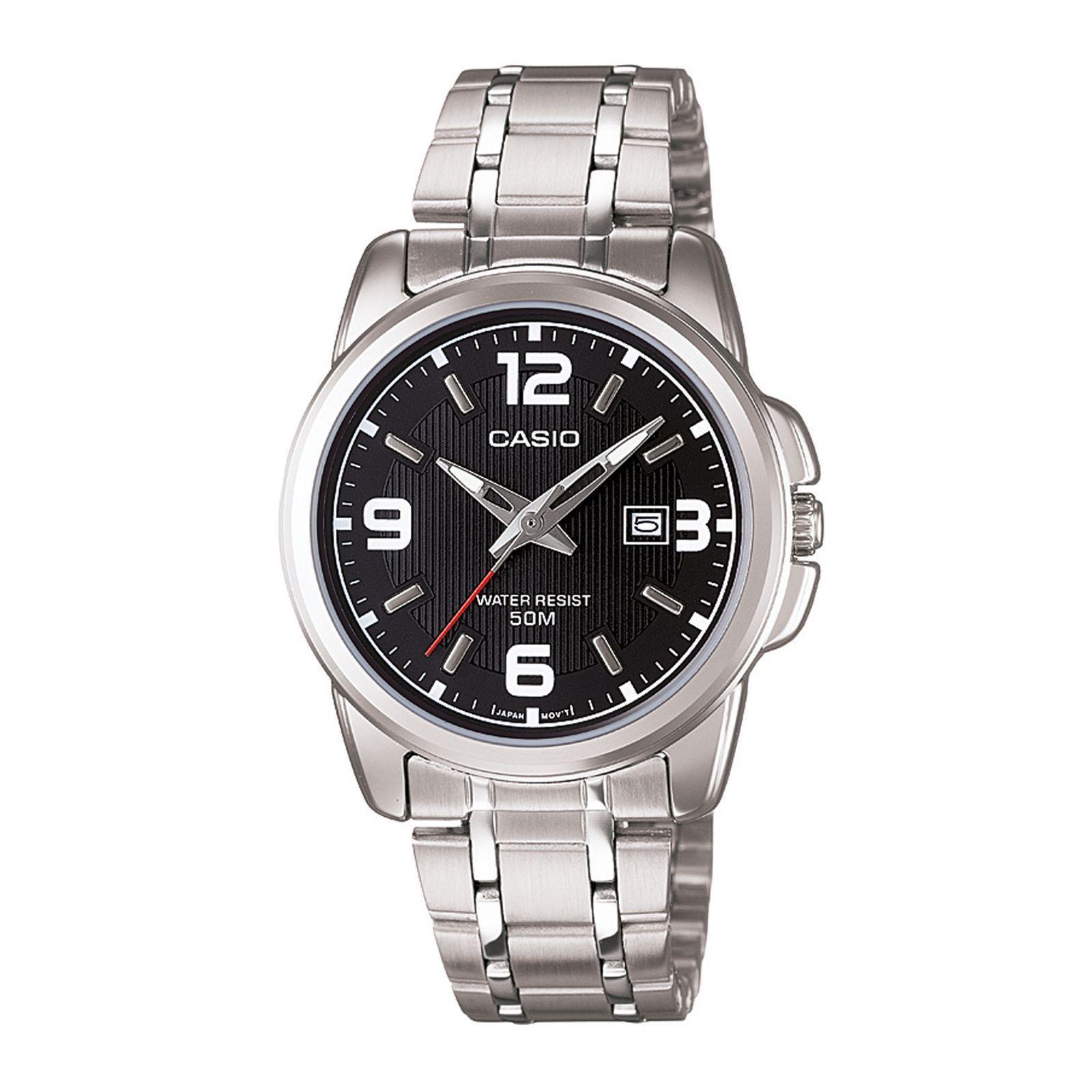 Reloj Casio LTP-1314D-1A LTP1314D1A Mujer Análogo Acero Casual-0