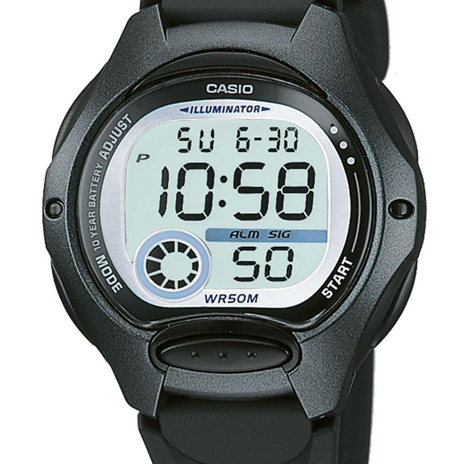 Reloj Casio LW-200-1B LW2001B Vintage Mujer Digital Resina Deportivo-1