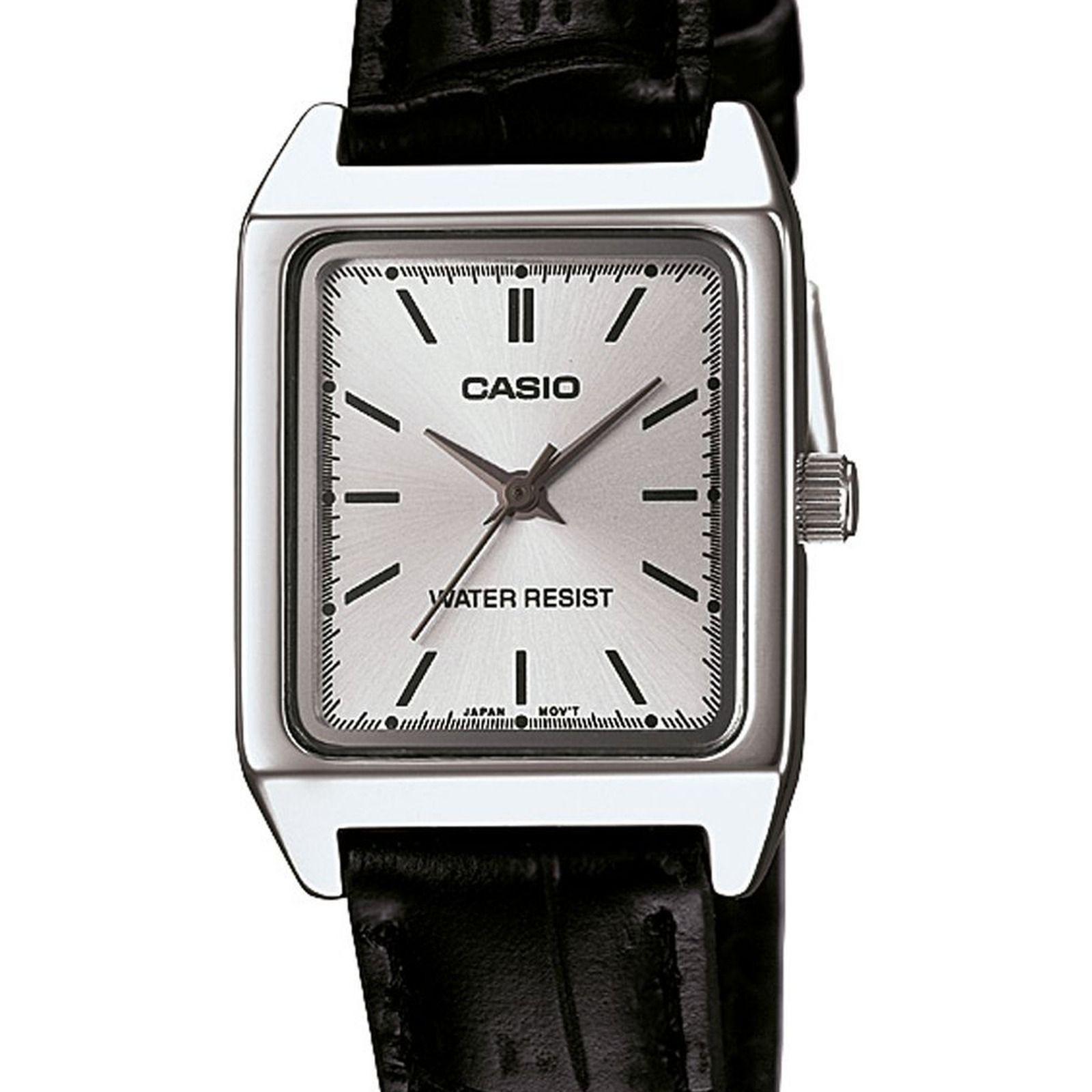 Reloj Casio LTP-V007L-7E1 LTPV007L7E1 Mujer Análogo Cuero Casual-1