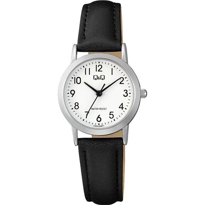 Reloj Q&Q C40A-009PY C40A009PY Mujer Análogo Cuero-0