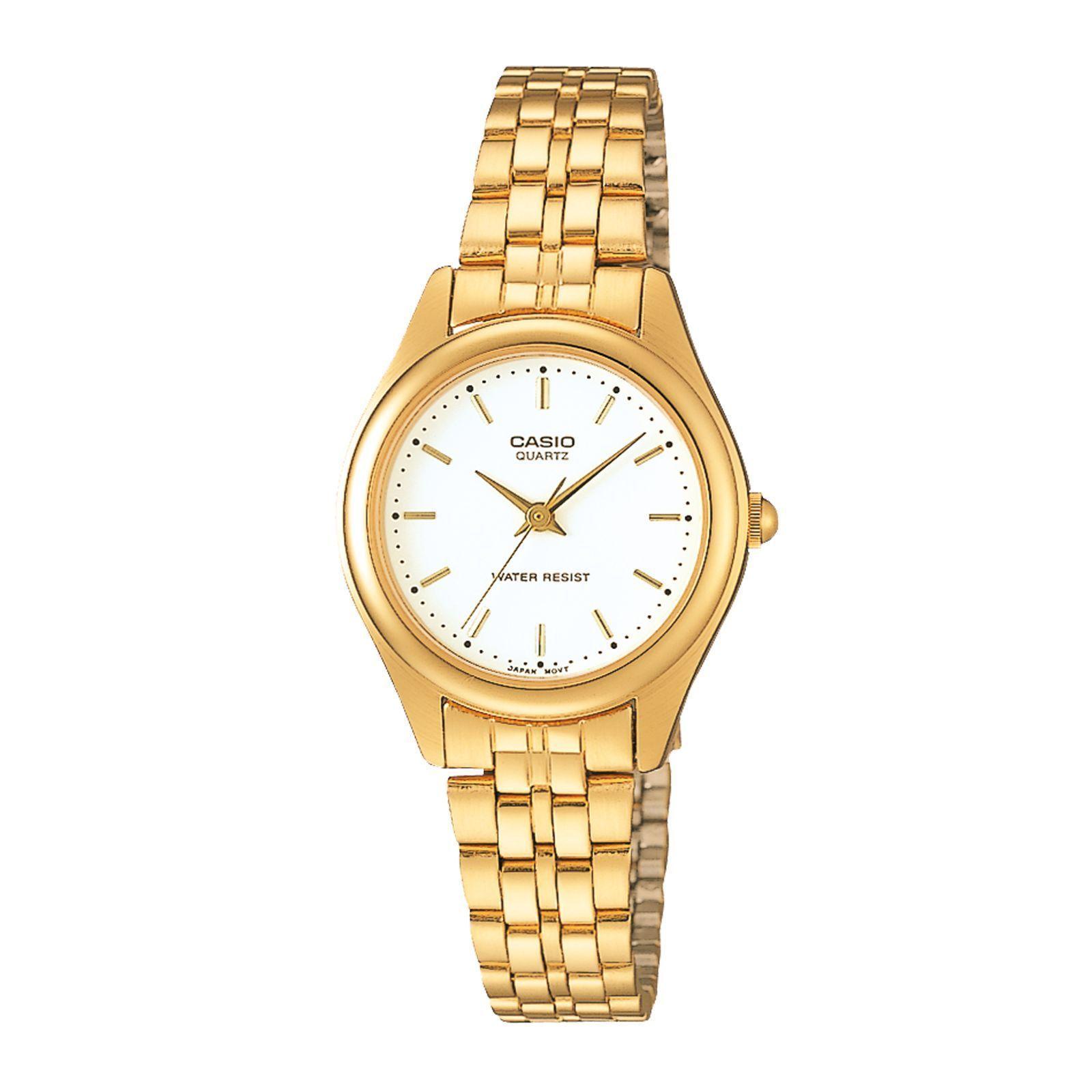 Reloj Casio LTP-1129N-7A LTP1129N7A Mujer Análogo Acero Clásico-0
