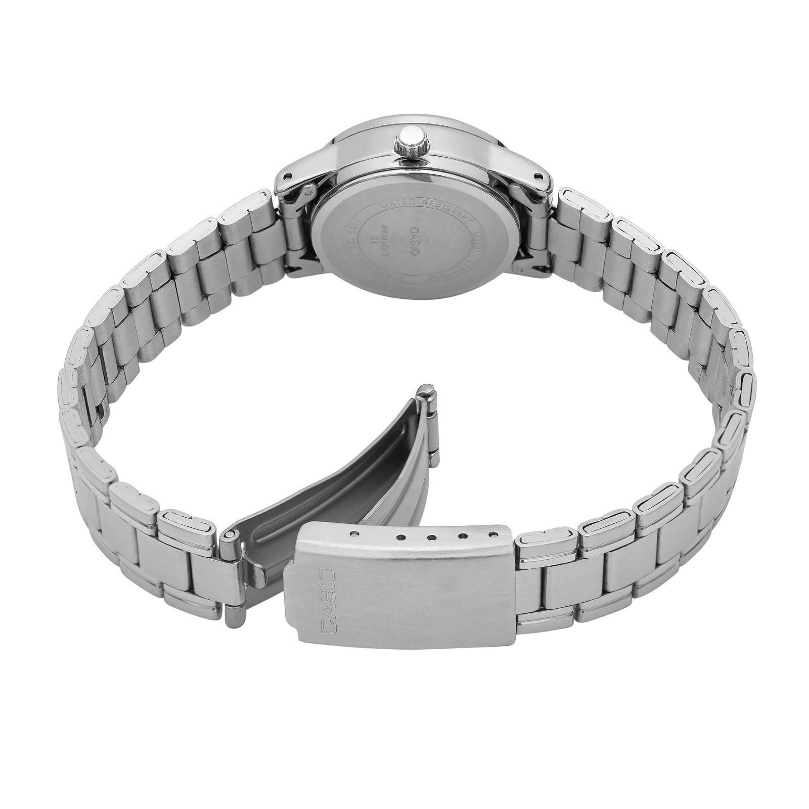 Reloj Casio LTP-V002D-1B LTPV002D1B Mujer Análogo Acero Clásico-2